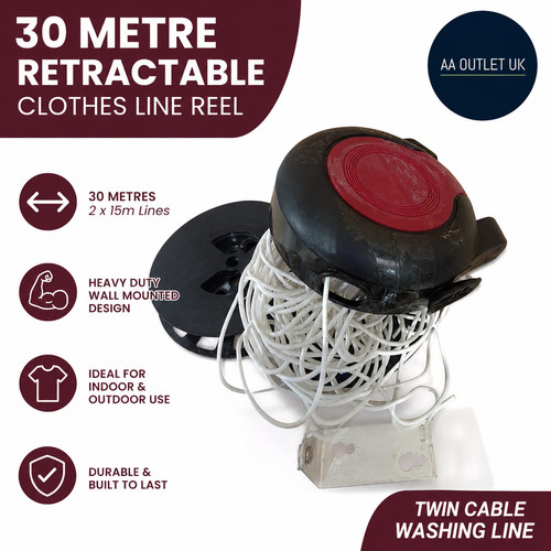 Ram 30m retractable reel - retractable,
