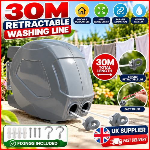 30m retractable washing - 30m,