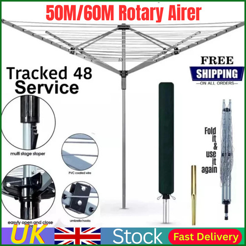 60m rotary airer clothes - airer,