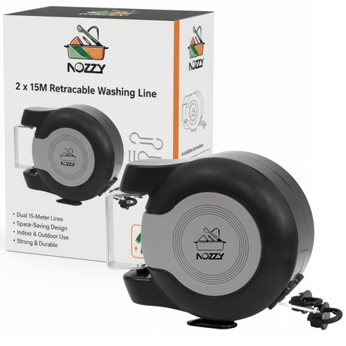 30m retractable clothes reel - 30m,