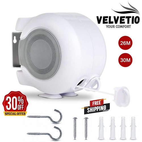 Retractable washing line wall - washing,