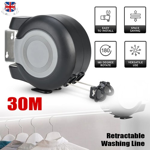 30m retractable clothes reel - retractable,