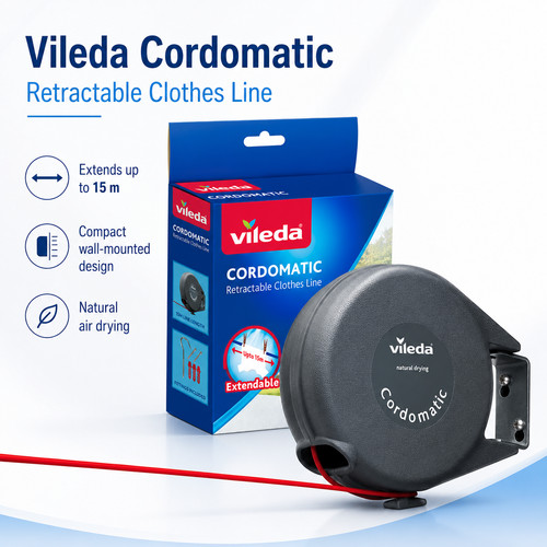 15m retractable clothes reel - clothes,