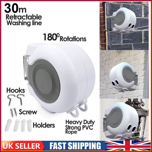 30m retractable clothes reel - 30m,