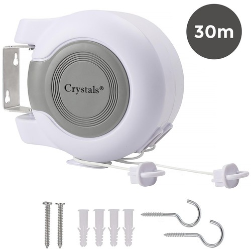 30m retractable clothes - clothes, reel
