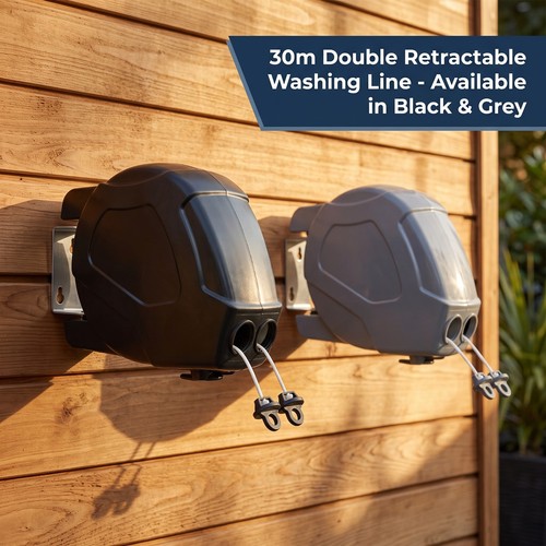 Retractable washing line - retractable,