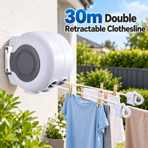 30m double clothes reel - 30m,