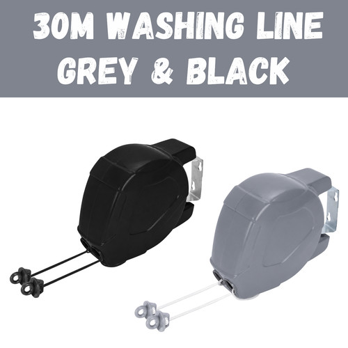 30m retractable clothes reel - 30m,