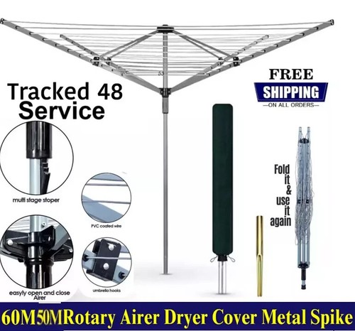 60m rotary airer - rotary, dryer