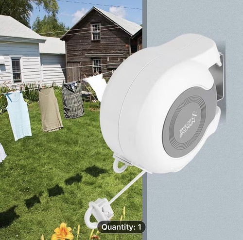 30m retractable clothes reel - clothes,