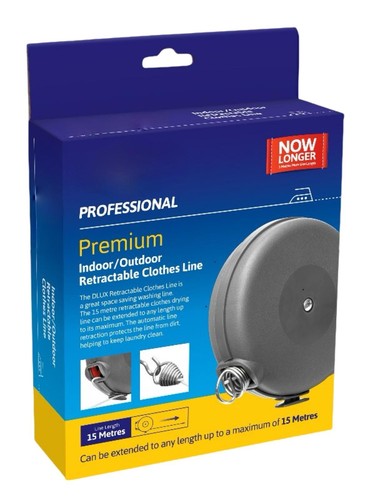 15m retractable clothes reel - 15m,